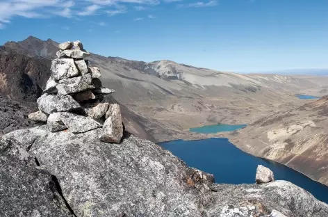 Vue sur les lagunes Chojna Quta et Carizal - Bolivie