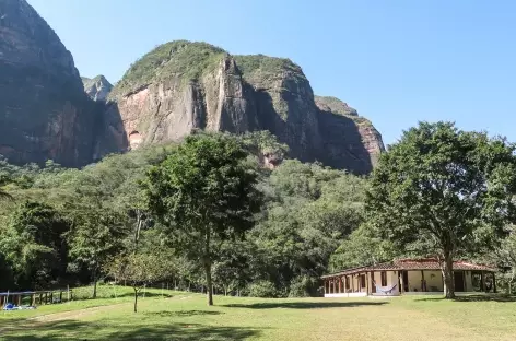 Le refuge des Volcans, notre camp de base dans le parc national Amboro - Bolivie