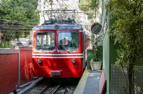 Rio, tramway pour le Corcovado - Brésil