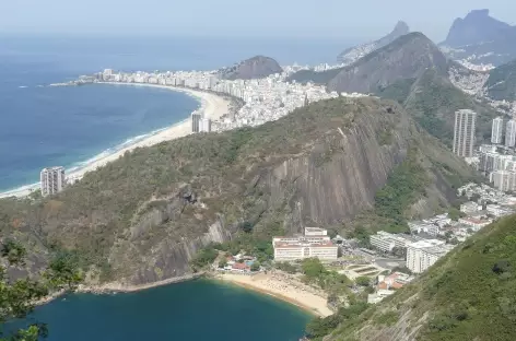 Rio, panorama depuis le sommet du Pain de Sucre - Brésil