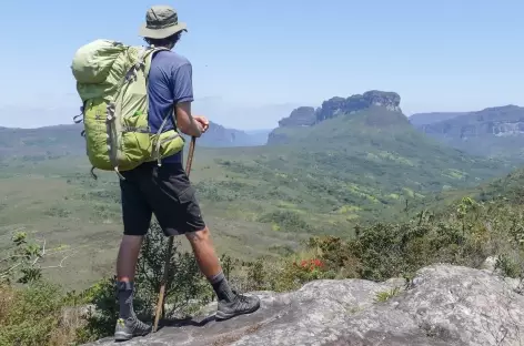 Vue sur les morros dans la Chapada Diamantina - Brésil