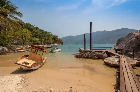 Au bord du fjord Mamangua - Brésil