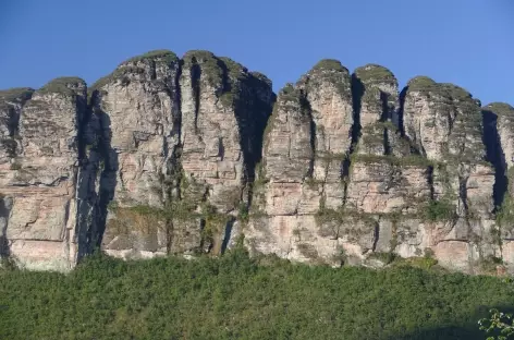 Zoom sur les falaises de la Chapada Diamantina - Brésil