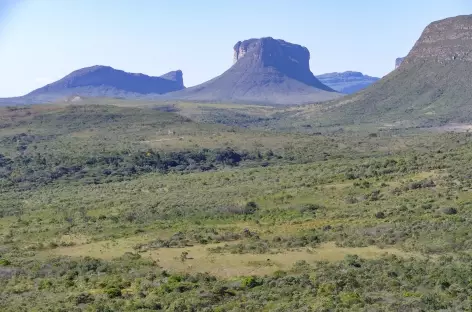 Panorama sur les morros de la Chapada Diamantina - Brésil