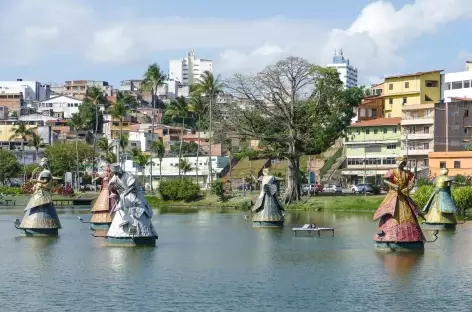 Salvador de Bahia, le lac des orixas au dique du Tororo - Brésil