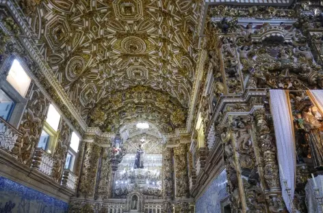 Salvador de Bahia, richesse intérieure d'une église baroque - Brésil