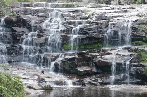 Cascade sur le rio Pati dans la Chapada Diamantina - Brésil