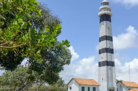 Le phare de Mandacuru au bord du rio Preguiças - Brésil