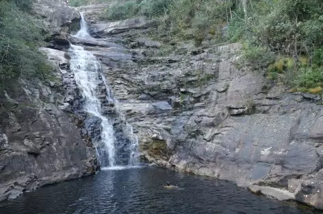 Baignade sur le rio Pati dans la Chapada Diamantina - Brésil