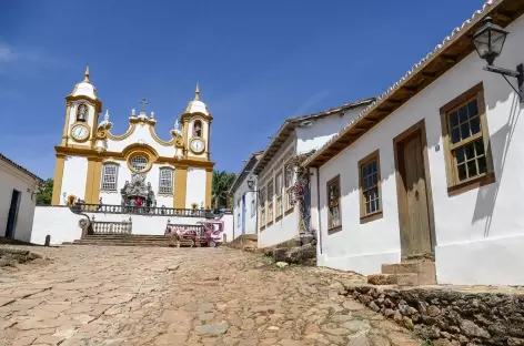 Tiradentes, l'église matrice de Santo Antônio - Brésil