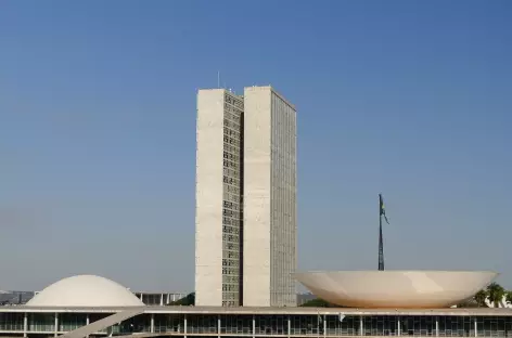 Brasilia, le Congrès national - Brésil