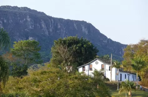 Tiradentes au pied de la Serra de São José - Brésil