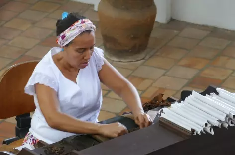 Fabrication de cigares à l'usine Dannemann de Sao Felix - Brésil