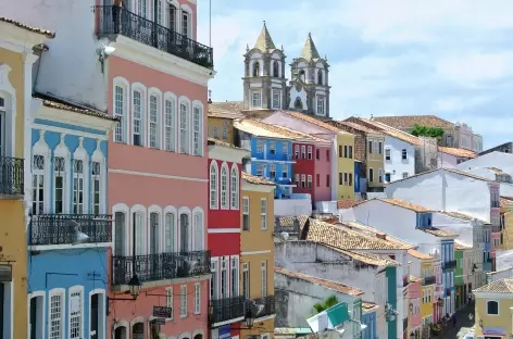 Le quartier du Pelourinho à Bahia - Brésil