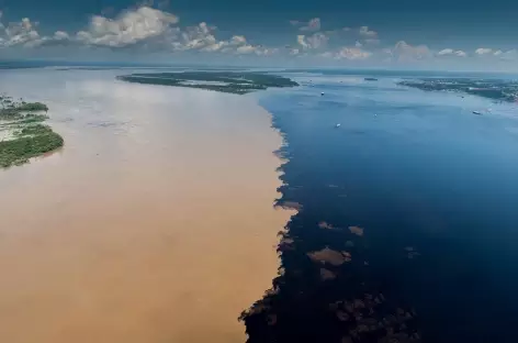 La rencontre des Deux Eaux, Manaus - Brésil - 