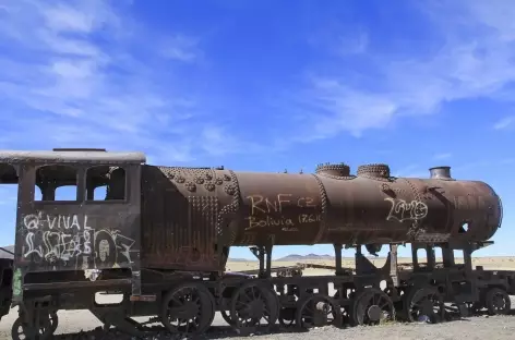 Cimetière des locomotives - Uyuni - Bolivie