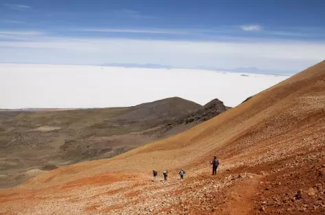 Montée cratère Tunapa - Bolivie