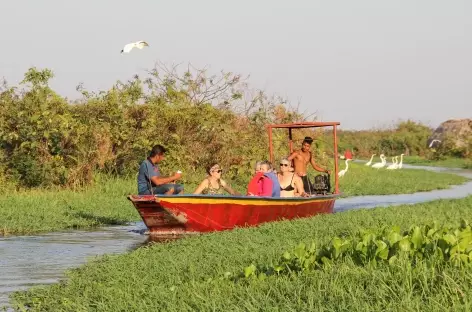 Balade en bateau dans la cienegua de Pinijo - Colombie