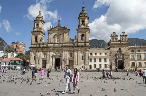 Bogota, la place Bolivar - Colombie - 