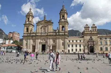 Bogota, la place Bolivar - Colombie