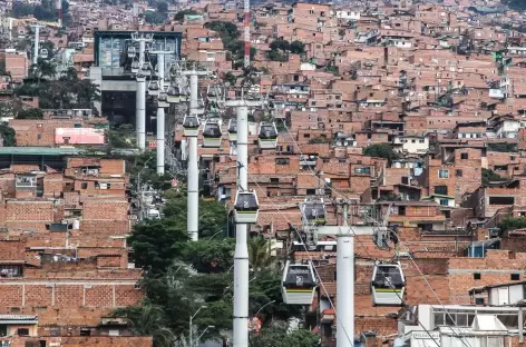 Medellin, balade en téléphérique - Colombie