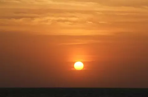 Carthagène, coucher de soleil sur les Caraïbes - Colombie