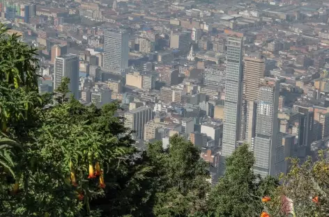 Vue sur Bogota depuis la colline de Montserrate - Colombie - 