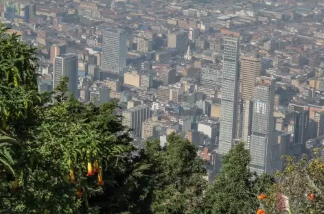 Vue sur Bogota depuis la colline de Montserrate - Colombie