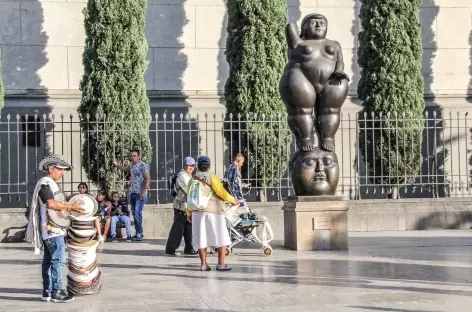 La place des sculptures à Medellin - Colombie