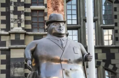 Statue de Botero à Medellin - Colombie