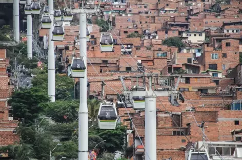 Téléphérique à Medellin - Colombie