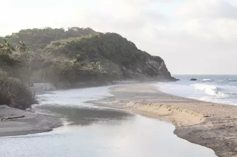 Plage de notre lodge près du parc national Tayrona - Colombie