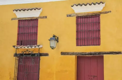 Façade colorée de Mompox - Colombie
