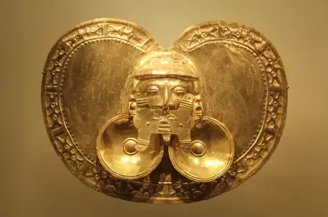 Une pièce du musée de l'or à Bogota - Colombie - 