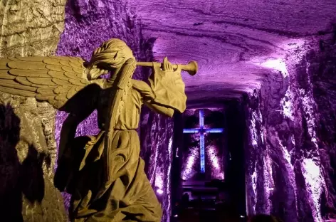 Intérieur cathédrale de sel Zipaquira - Colombie - 