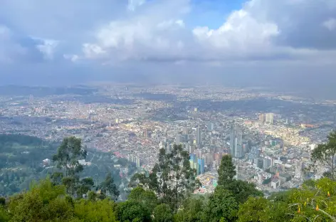 Bogota depuis le cerro Montserrate - Colombie