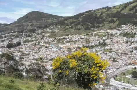 Vue sur Quito depuis le Panecillo - Equateur - 