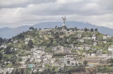 Quito, vue sur le Panecillo - Equateur