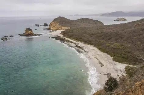 Plage sauvage après celle de Los Frailes - Equateur