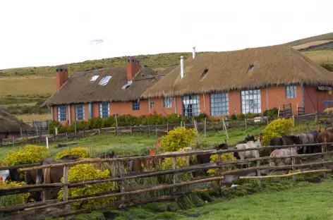 La belle hacienda El Porvenir au pied du Cotopaxi - Equateur