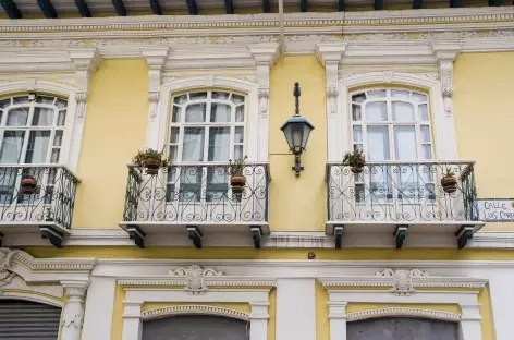 Cuenca, façade colorée - Equateur