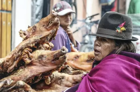 Ambiance sur un marché - Equateur