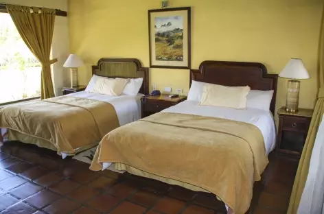 Une chambre à l'hacienda Abraspungo - Equateur