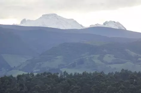 Vue sur l'Antisana depuis Rumipamba - Equateur