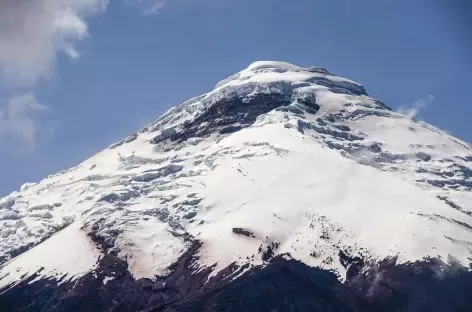 Vue sur le Cotopaxi depuis le Ruminahui - Equateur