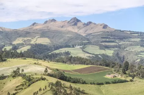 Vue sur le Pasochoa depuis Rumipamba - Equateur