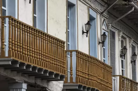 Jolie façade à Cuenca - Equateur