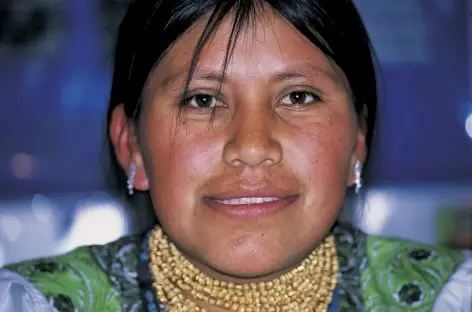 Une femme d'Otavalo - Equateur