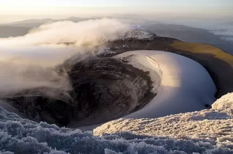 Vue sur le cratère du Cotopaxi - Equateur