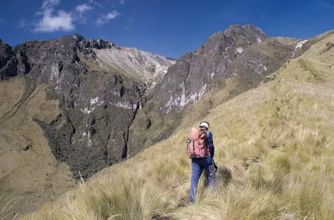 Au cours de l'ascension de l'Imbabura - Equateur